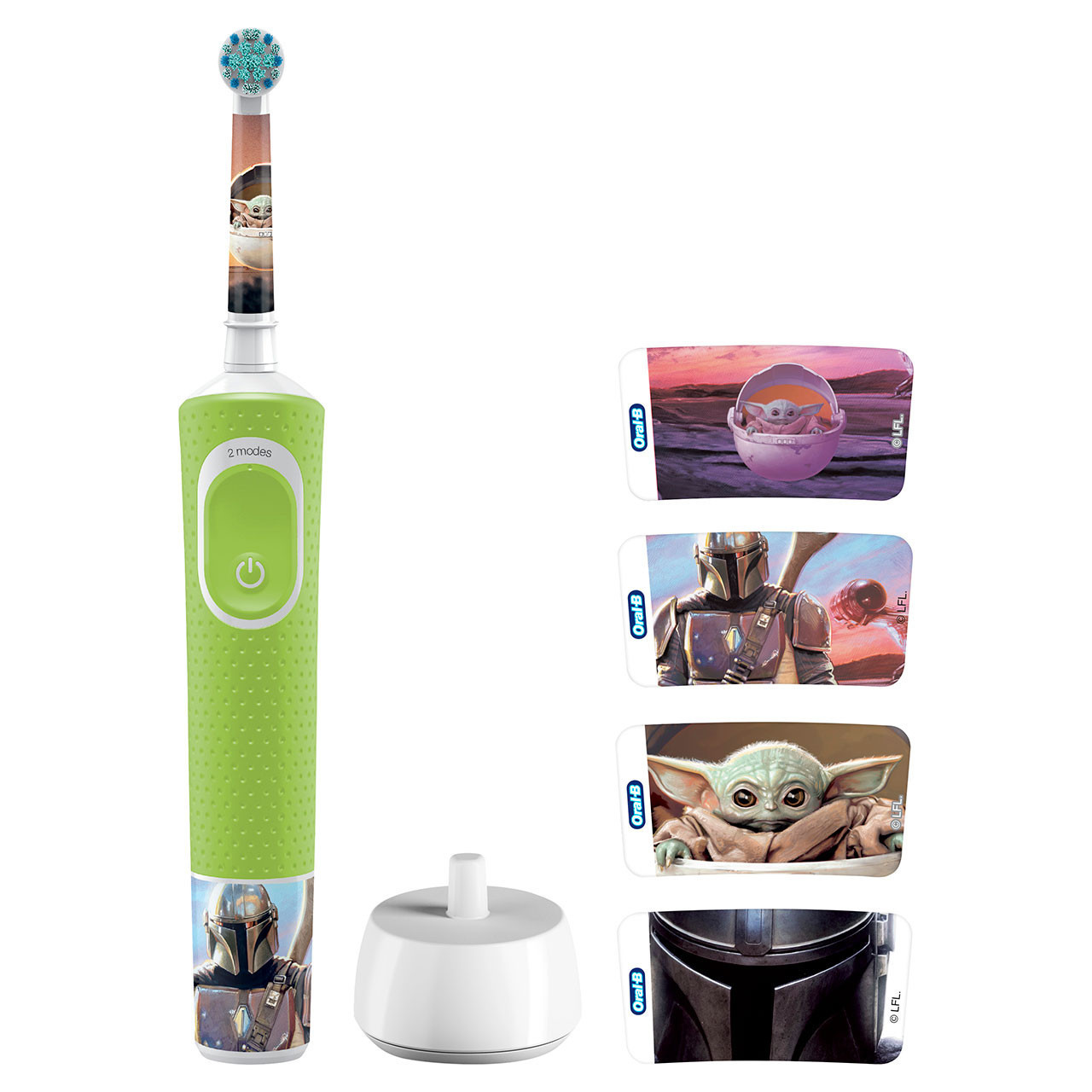 Oral-B Pixar Mandalorian Kids Electric Toothbrush Bundle - Image 2