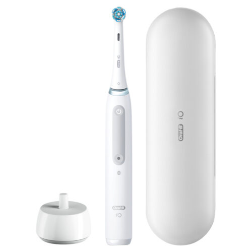 Alternative view of Oral-B iO Series 3 Clean & Protect Rechargeable Electric Toothbrush, Matte White