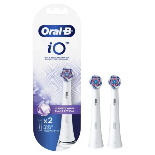 Oral-B iO Ultimate White Replacement Brush Heads, 2-Count