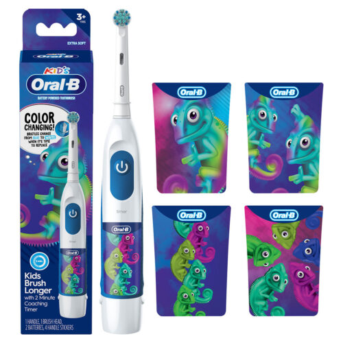Oral-B + Crest Color Changing Battery Toothbrush Bundle for Kids - Image 9