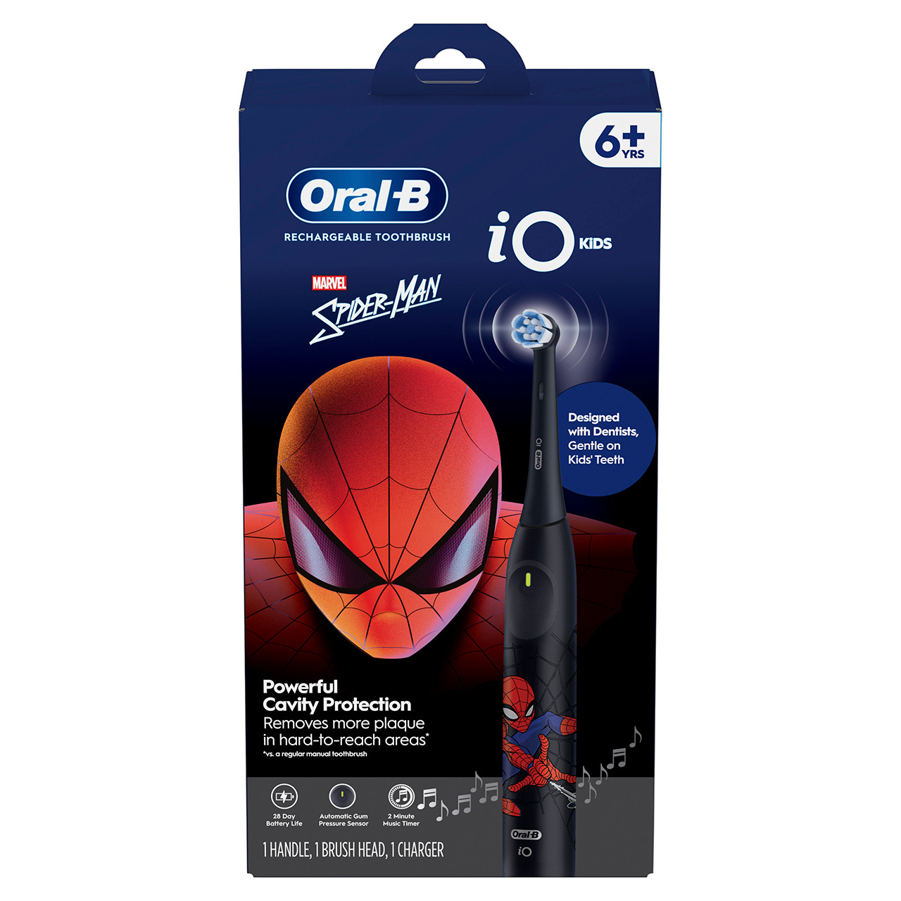 Oral-B iO Kids Electric Toothbrush Featuring Spiderman - Image 3