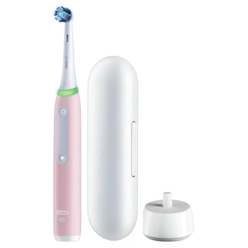 Alternative view of Oral-B iO Series 3 Clean & Protect Rechargeable Electric Toothbrush, Azalea Pink