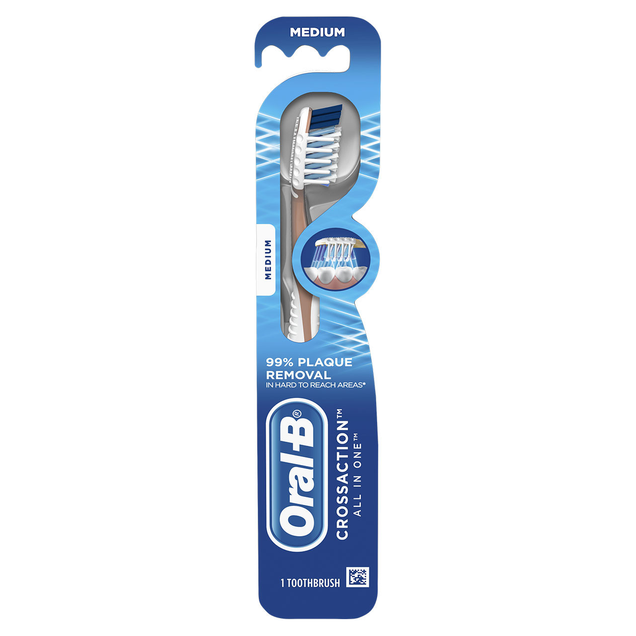 Cross Action All-In-One Manual Toothbrush