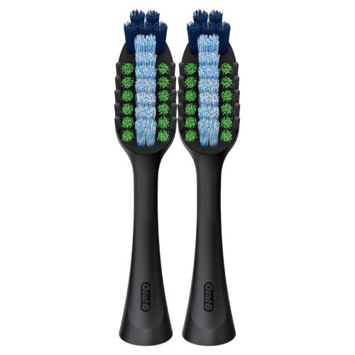 Alternative view of Clic Toothbrush Whitening Replacement Brush Heads, Black, 2 Count