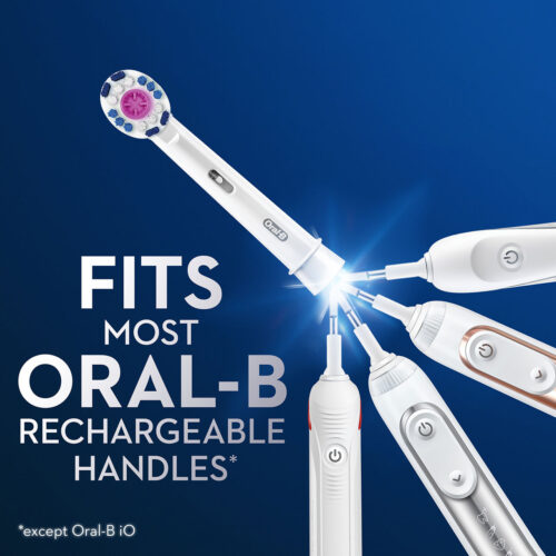 Oral-B 3D White X-Filament Replacement Brush Heads, 3 CT - Image 4