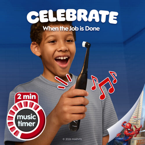 Oral-B iO Kids Electric Toothbrush Featuring Spiderman - Image 9