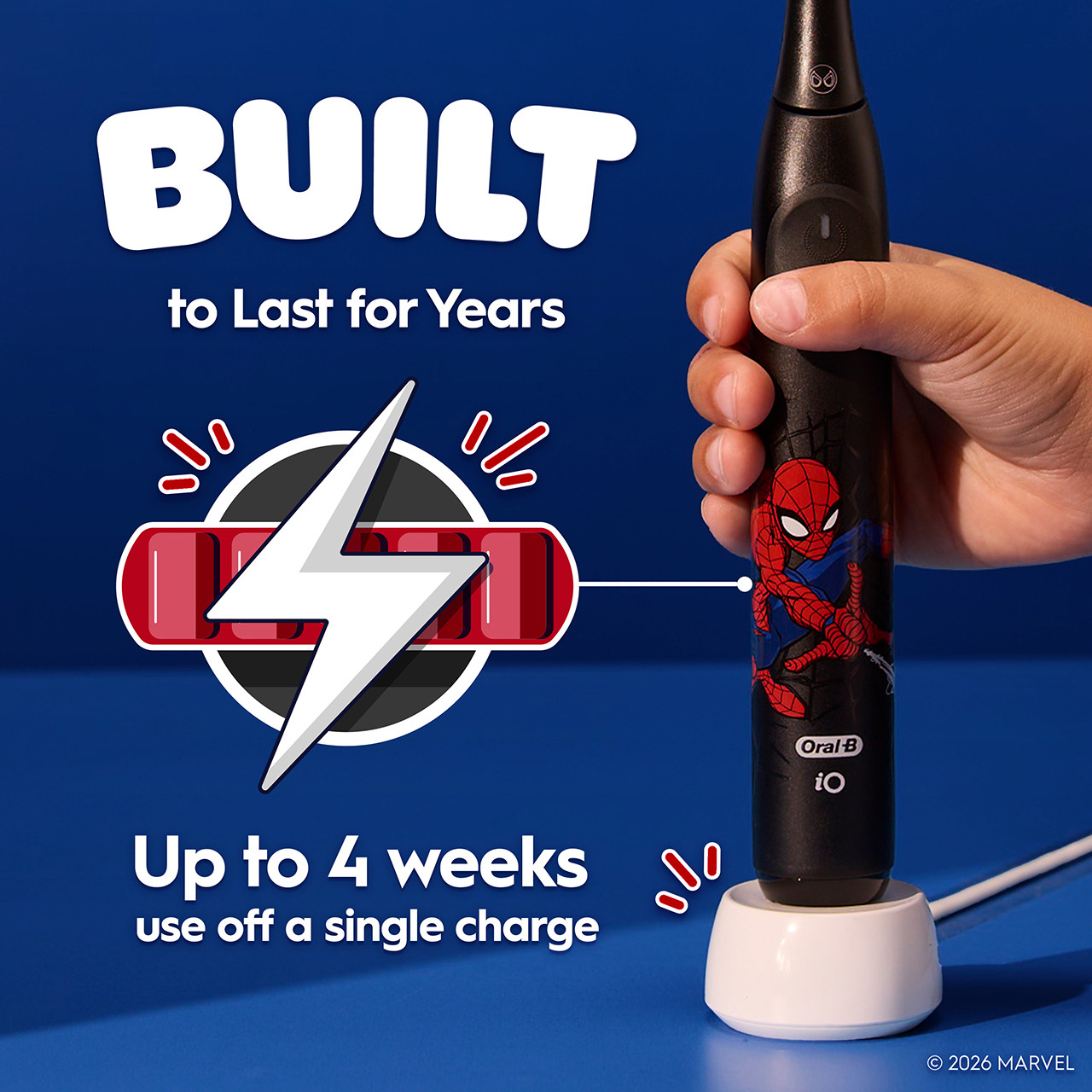 Oral-B iO Kids Electric Toothbrush Featuring Spiderman - Image 5
