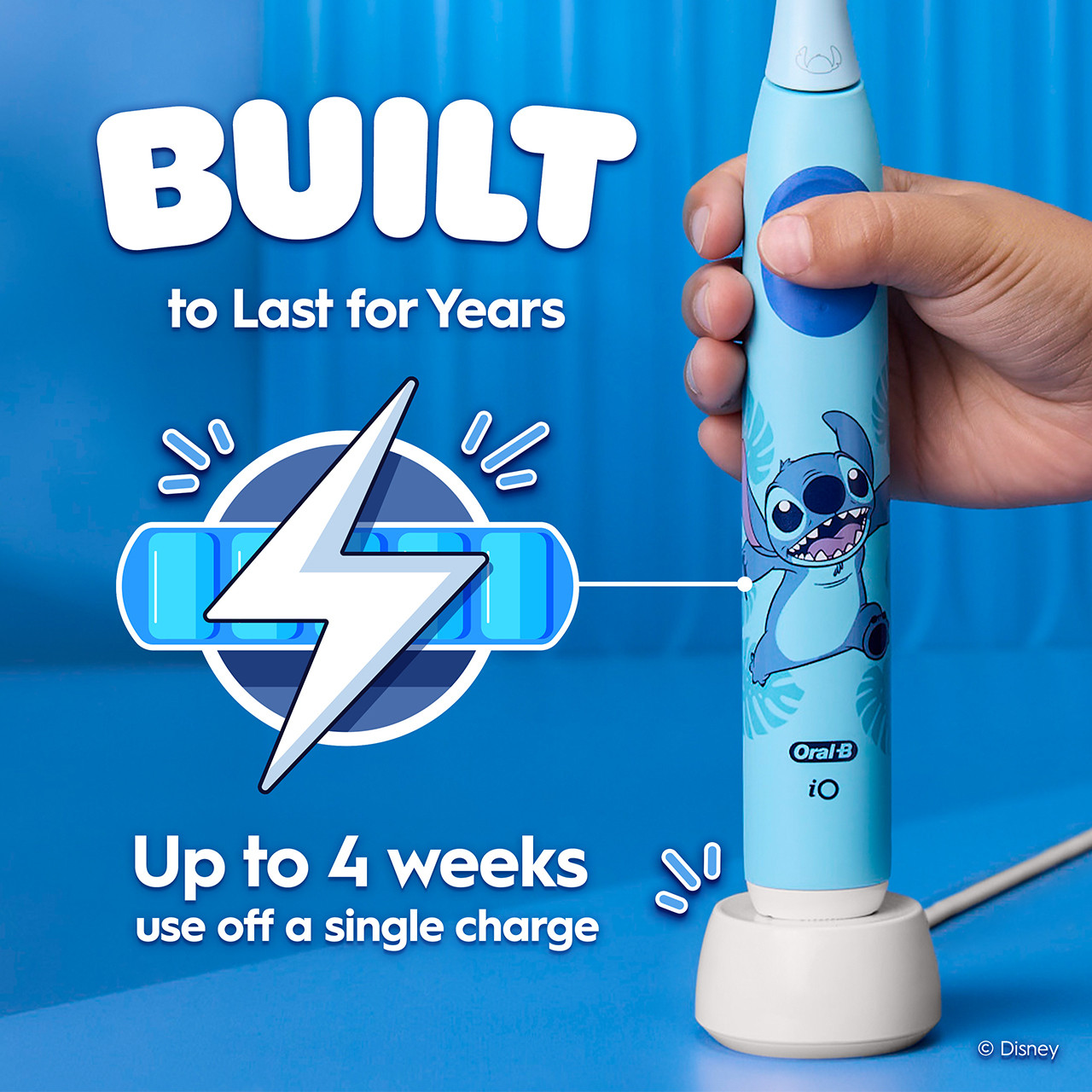 Oral-B iO Kids Electric Toothbrush Featuring Stitch - Image 5