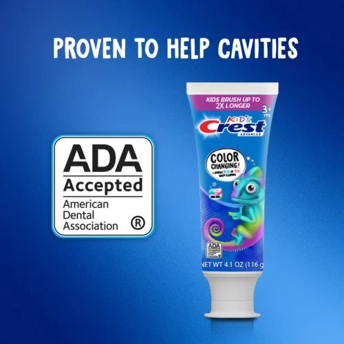 Crest Kids Advanced Color Changing Fluoride Toothpaste Bundle - Image 4