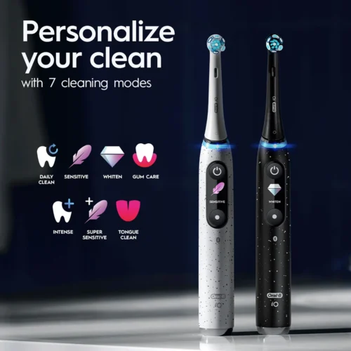 iO Series 10 Rechargeable Electric Toothbrush, Stardust White - Image 5