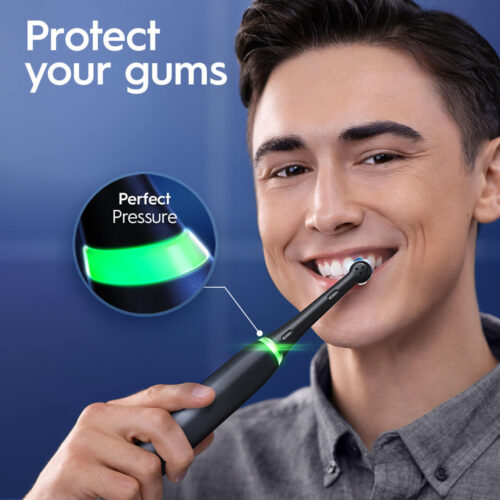 Oral-B iO Series 6 Electric Toothbrush, Black Lava - Image 4