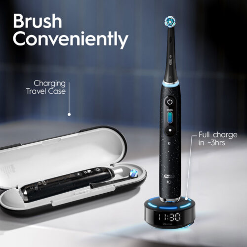 iO Series 10 Rechargeable Electric Toothbrush, Stardust White - Image 6