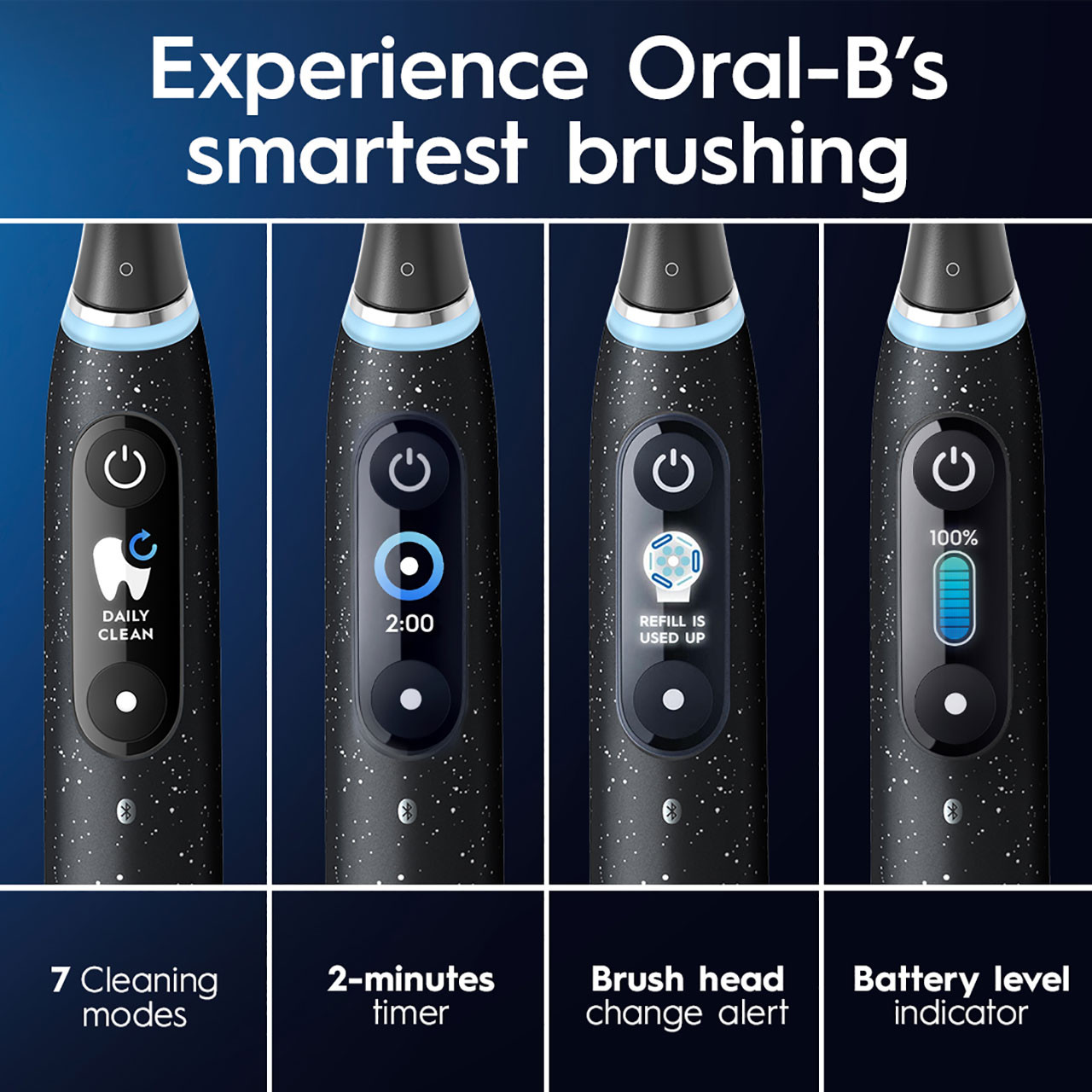 iO Series 10 Rechargeable Electric Toothbrush, Cosmic Black - Image 9