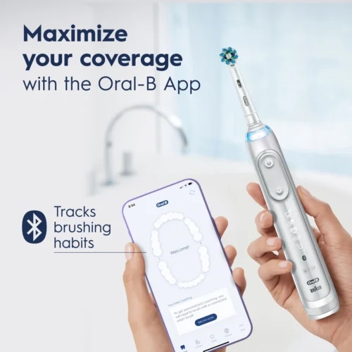 Genius X Limited Rechargeable Electric Toothbrush, White - Image 8