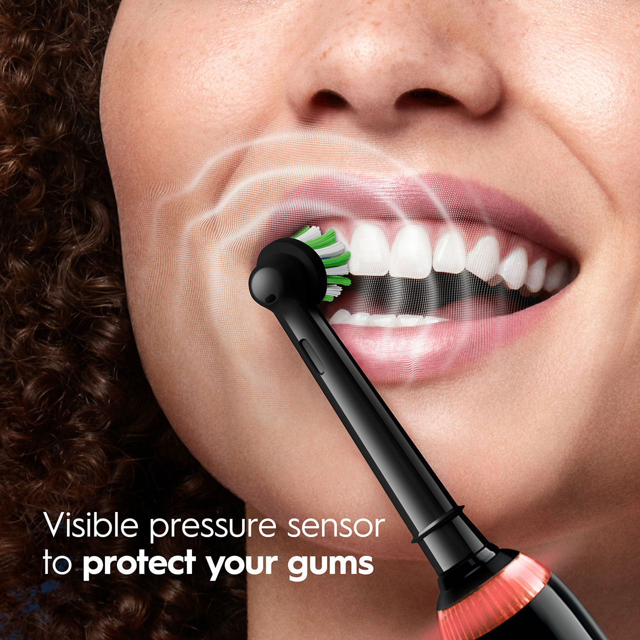 Smart 1500 Electric Rechargeable Toothbrush, Black - Image 4