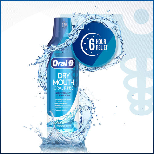 Alternative view of Oral-B Dry Mouth Oral Rinse Mouthwash, Moisturizing Mint