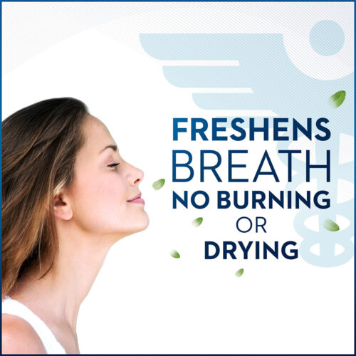 Oral-B Dry Mouth Oral Rinse Mouthwash, Moisturizing Mint - Image 5