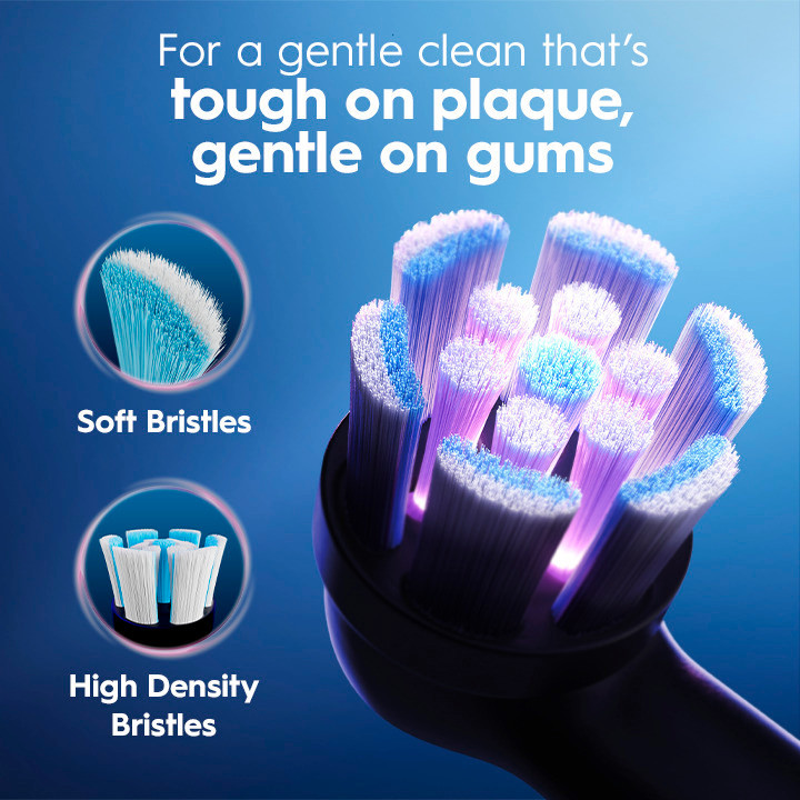 Oral-B iO Series 2 Clean & Protect Rechargeable Electric Toothbrush Starter Kit, Night Black - Image 5