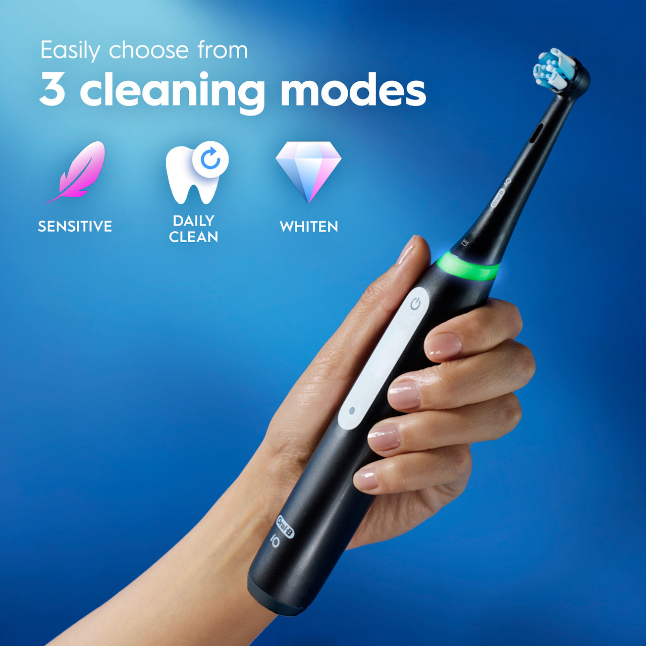 Oral-B iO Series 4 Clean & Gum Care Rechargeable Electric Toothbrush, Azalea Pink - Image 7