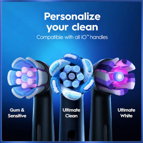 Oral-B iO Series 5 Customizable Clean Rechargeable Electric Toothbrush, Matte White - Image 11