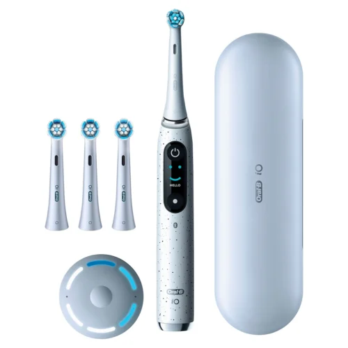 Alternative view of Oral-B iO Series 10 Twin Pack, Stardust White + Stardust White