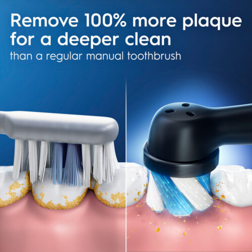 Oral-B + Crest Gum Care iO Series 2 Bundle, Night Black - Image 4