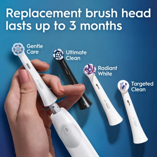 iO Series 2 Rechargeable Electric Toothbrush Starter Kit, Pure White - Image 9