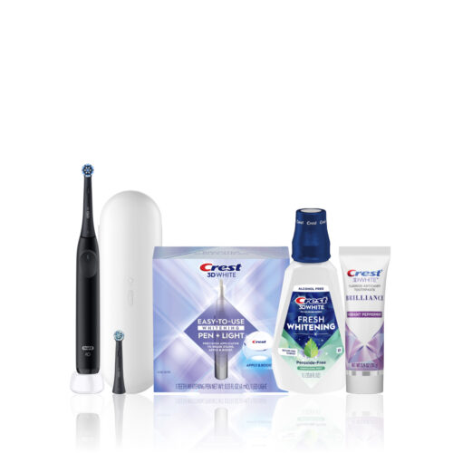 Oral-B Glow & Go Whitening Bundle, Black