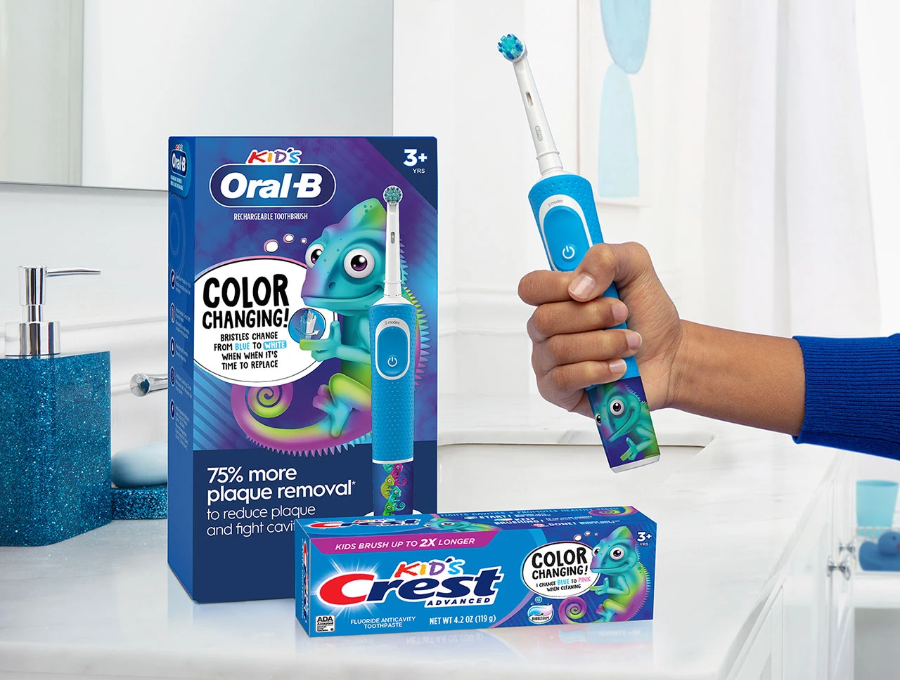 Kid's Chameleon Battery Toothbrush - Image 3