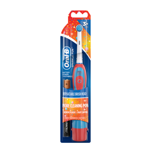 Alternative view of Pro-Health Sparkle Fun Battery Kids Toothbrush with Replaceable Sensitive Brush Head, for Kids 3+