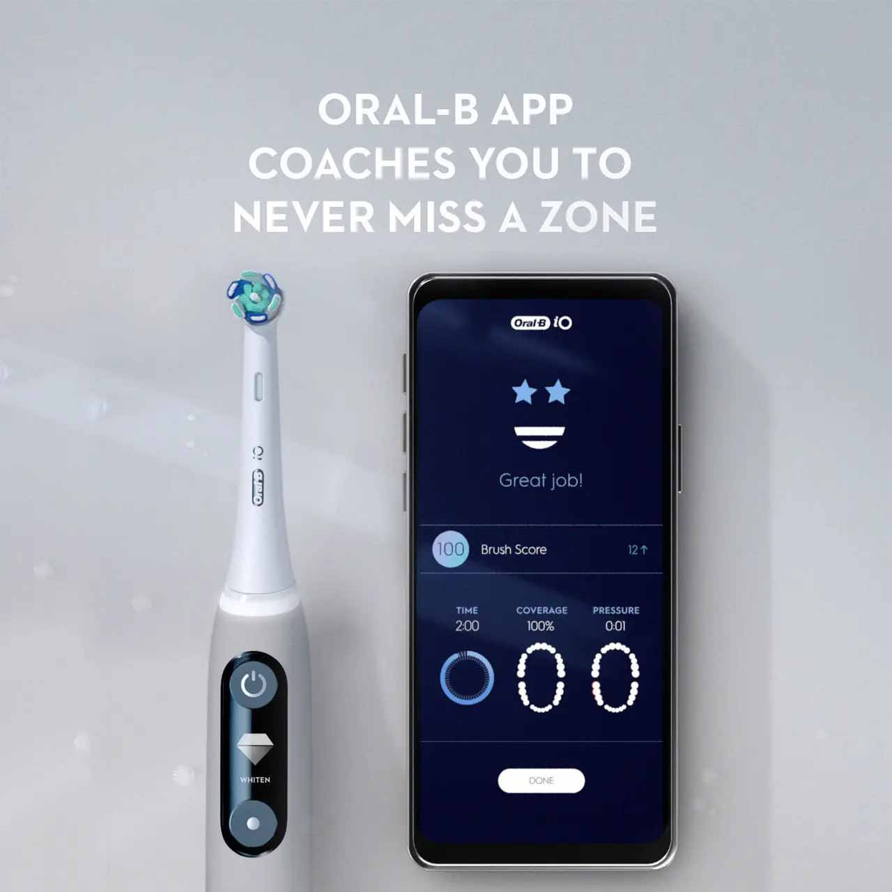 Oral-B iO Series 6 Twin Pack, Black Lava + Grey Opal - Image 10