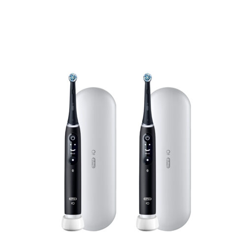 Oral-B iO Series 6 Twin Pack, Black Lava and Black Lava