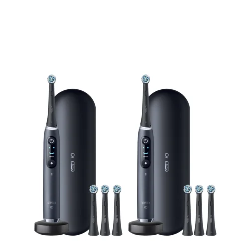 Oral-B iO9 Twin Pack, Black Onyx and Black Onyx